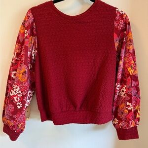 Anthropologie Porridge Textured Sweatshirt